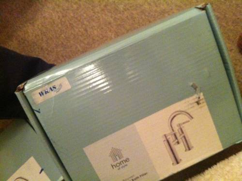 Stuff ordered in-store for collection. It will have been thrown around the warehouse a few times!