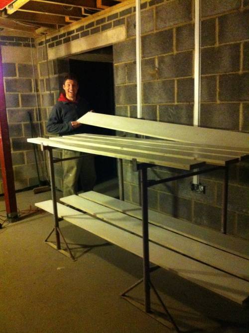 Weekend job - painting door frames