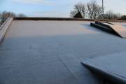 Frosty roof reveals minor heat loss
