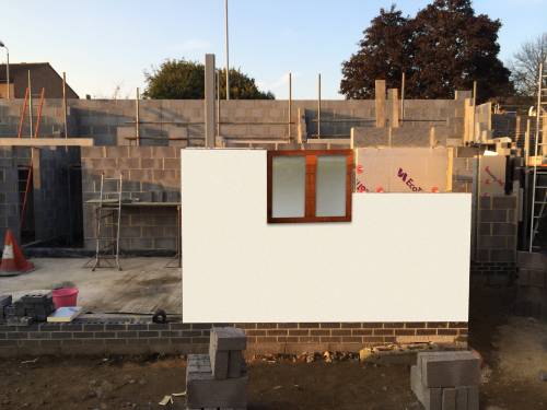 Photoshop-ed Light Oak painted window mockup