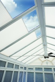 Keep your conservatory cool in the summer with conservatory roof blinds